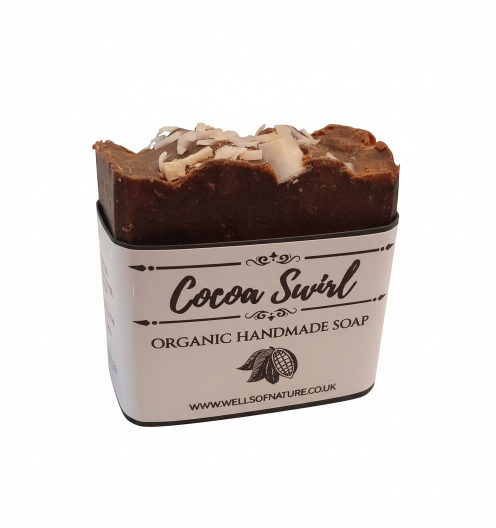 Cocoa swirl organic soap £6