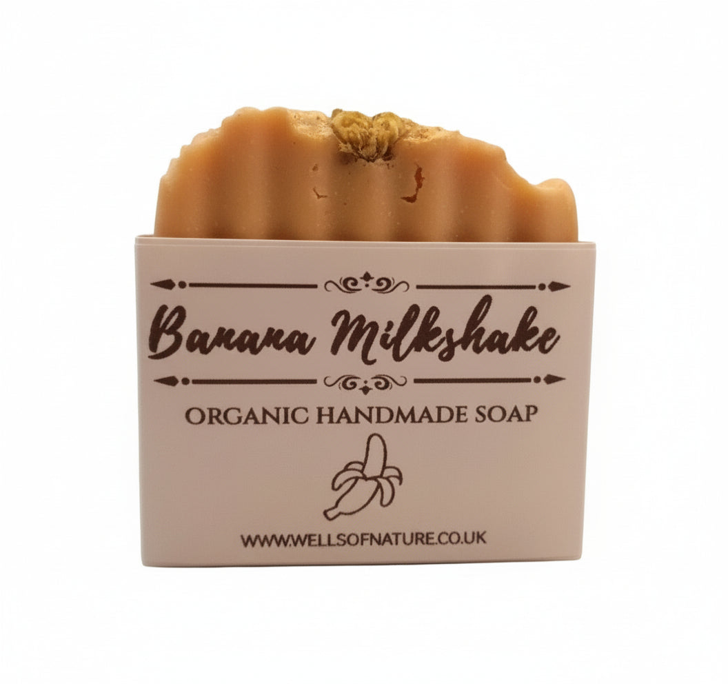 Banana milkshake organic soap
