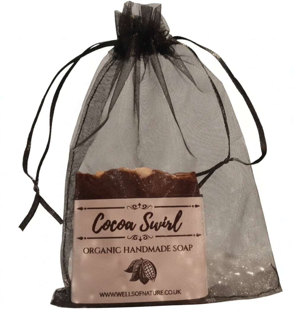 Cocoa swirl organic soap